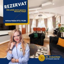 Vilă solidă și premium în Găvana - teren generos  